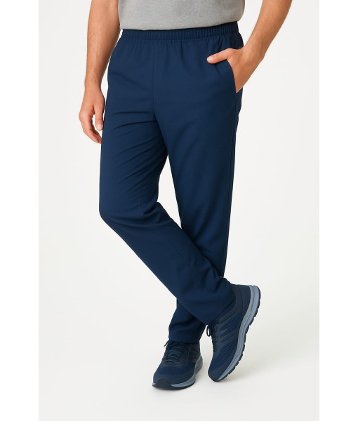 Calça Tactel Elastano Forrada Masculino Forro Butu Biru Azul